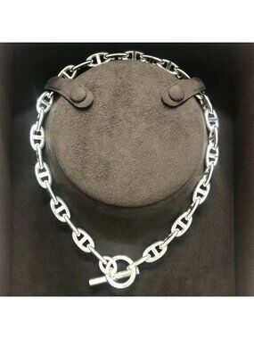 Hermes Necklace Chaine D'Ancre GM Silver